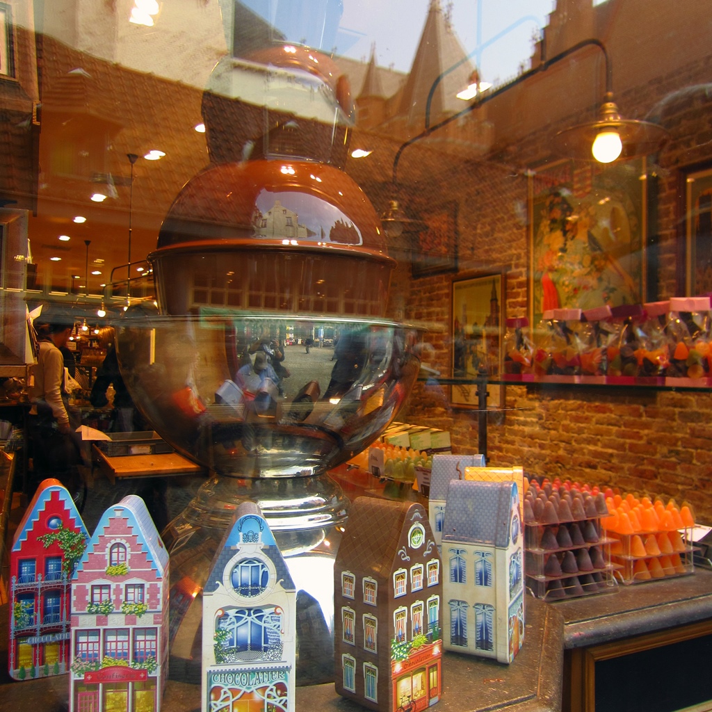 Chocolate Fountain, Bruges